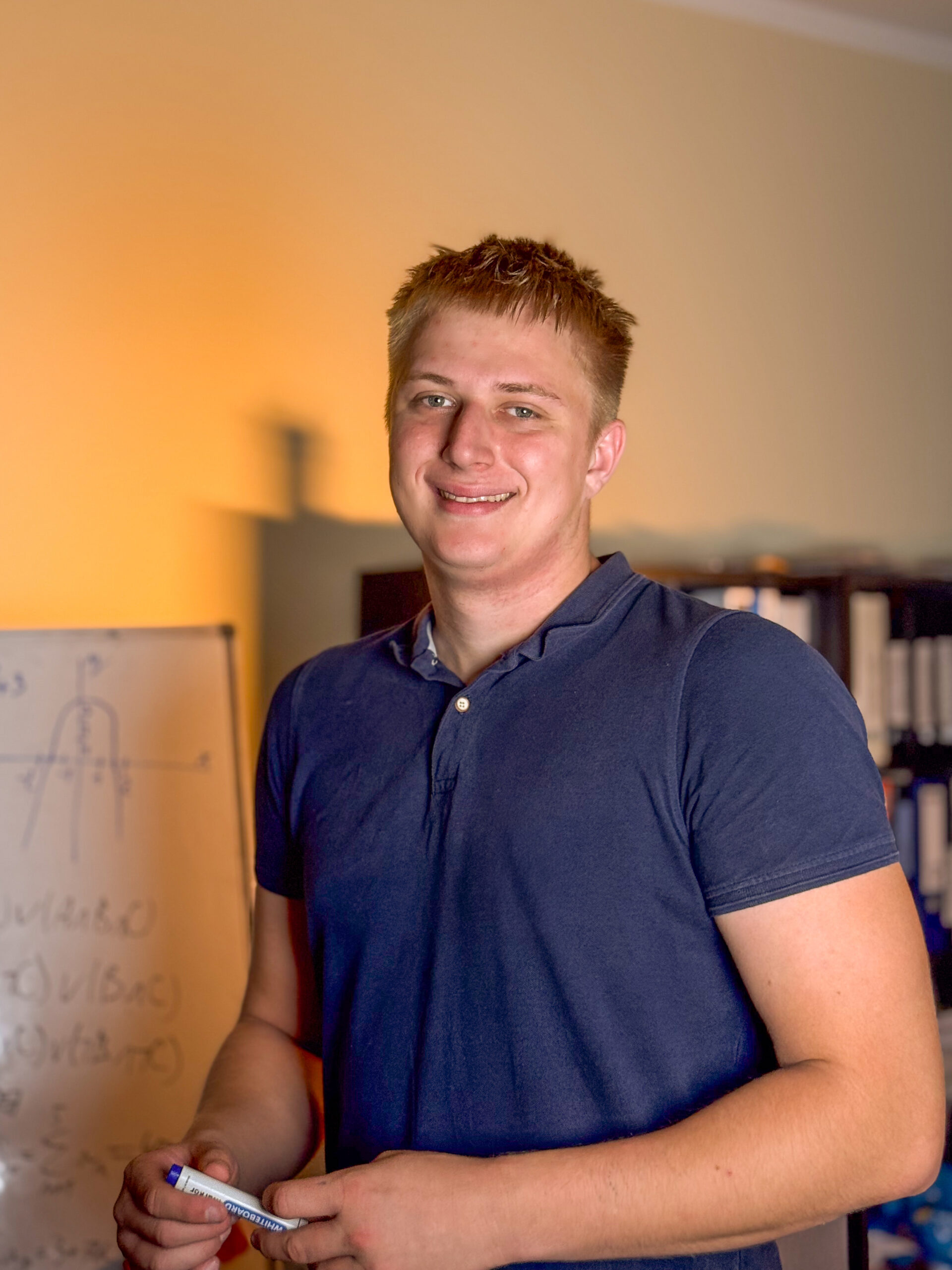 Hynek portrét - učí